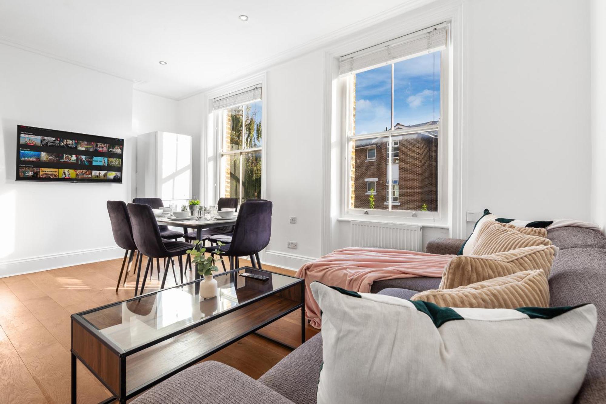 Appartamento Luxury 4 Bedroom Flat With Stunning Shard View From Terrace In London! Next To Station, Sleeps 9 Londra